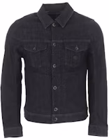 Emporio Armani FW21 Solid Black Denim Jacket for Men. 8N1B95-1DV7Z-0005 Emporio Armani FW21 Solid Black Denim Jacket for Men. 8N1B95-1DV7Z-0005