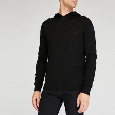 Emporio Armani FW21 男士純色針織長袖連帽黑色毛衣。 8N1MUW-1MJWZ-0999 Details for Emporio Armani FW21 男士純色針織長袖連帽黑色毛衣。 8N1MUW-1MJWZ-0999