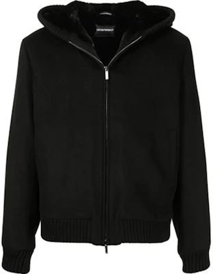 阿玛尼Emporio Armani FW21男士黑色连帽拉链飞行夹克 B1R62-0B145-2999 Buy 阿玛尼Emporio Armani FW21男士黑色连帽拉链飞行夹克 B1R62-0B145-2999