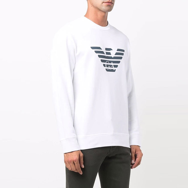 Details for Emporio Armani FW21 白色标志印花卫衣 8N1MR6-1JRIZ-F108