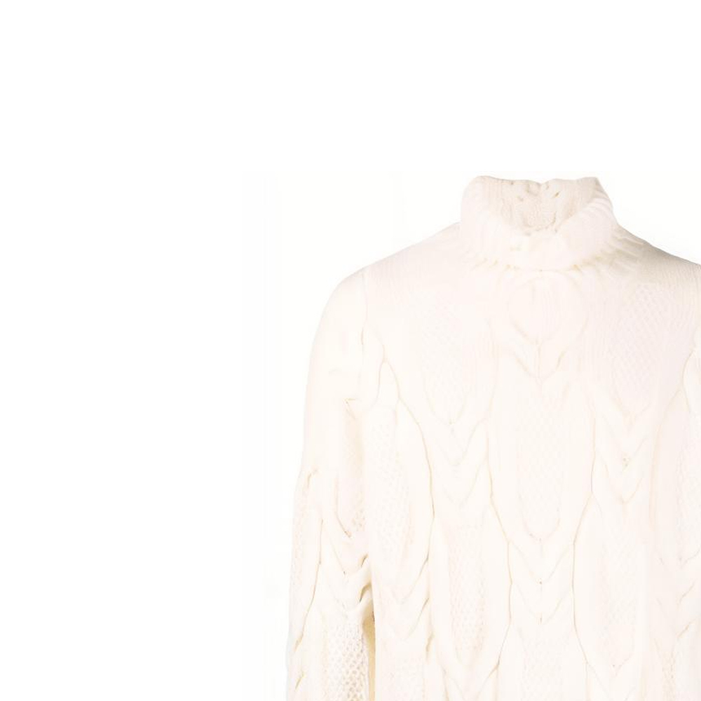 Details for エンポリオアルマーニ FW21 ホワイト ウール タートルネック セーター カジュアルデザイン 6K1MW5-1M34Z-0102