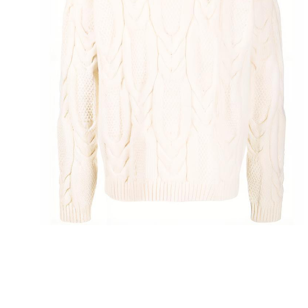 Sizing エンポリオアルマーニ FW21 ホワイト ウール タートルネック セーター カジュアルデザイン 6K1MW5-1M34Z-0102