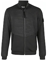 Emporio Armani FW22 Black Casual Logo Print Stand Collar Jacket. 6LPM08-PJAHZ-1200 Emporio Armani FW22 Black Casual Logo Print Stand Collar Jacket. 6LPM08-PJAHZ-1200