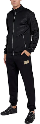 엠포리오 아르마니 FW22 블랙 로고 프린트 스탠드 칼라 캐주얼 자켓. 6LPM08-PJAHZ-1200 Sizing 엠포리오 아르마니 FW22 블랙 로고 프린트 스탠드 칼라 캐주얼 자켓. 6LPM08-PJAHZ-1200