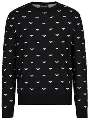 エンポリオアルマーニ FW22 ブラックイーグル ジャカード クルーネックセーター. 6L1MX11MPRZ-F010 Buy エンポリオアルマーニ FW22 ブラックイーグル ジャカード クルーネックセーター. 6L1MX11MPRZ-F010