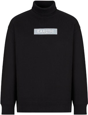 Emporio Armani FW22 Black High-Neck Printed Pullover Sweatshirt. 6L1M8E1-JSFZ1-0999 Order Emporio Armani FW22 Black High-Neck Printed Pullover Sweatshirt. 6L1M8E1-JSFZ1-0999