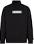 Order Emporio Armani FW22 Black High-Neck Printed Pullover Sweatshirt. 6L1M8E1-JSFZ1-0999