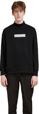 Emporio Armani FW22 Black High-Neck Printed Pullover Sweatshirt. 6L1M8E1-JSFZ1-0999 Lookbook Emporio Armani FW22 Black High-Neck Printed Pullover Sweatshirt. 6L1M8E1-JSFZ1-0999