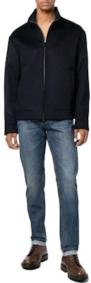 EMPORIO ARMANI FW22 Jaket Hitam Leher Tinggi Zip-Up H31R42-C1452-0922 Lookbook EMPORIO ARMANI FW22 Jaket Hitam Leher Tinggi Zip-Up H31R42-C1452-0922