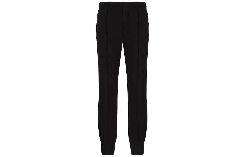 Emporio Armani FW22  Black High-Waisted Jogger Knit Pants Essentials. 8N1P721-JBTZ1-0999