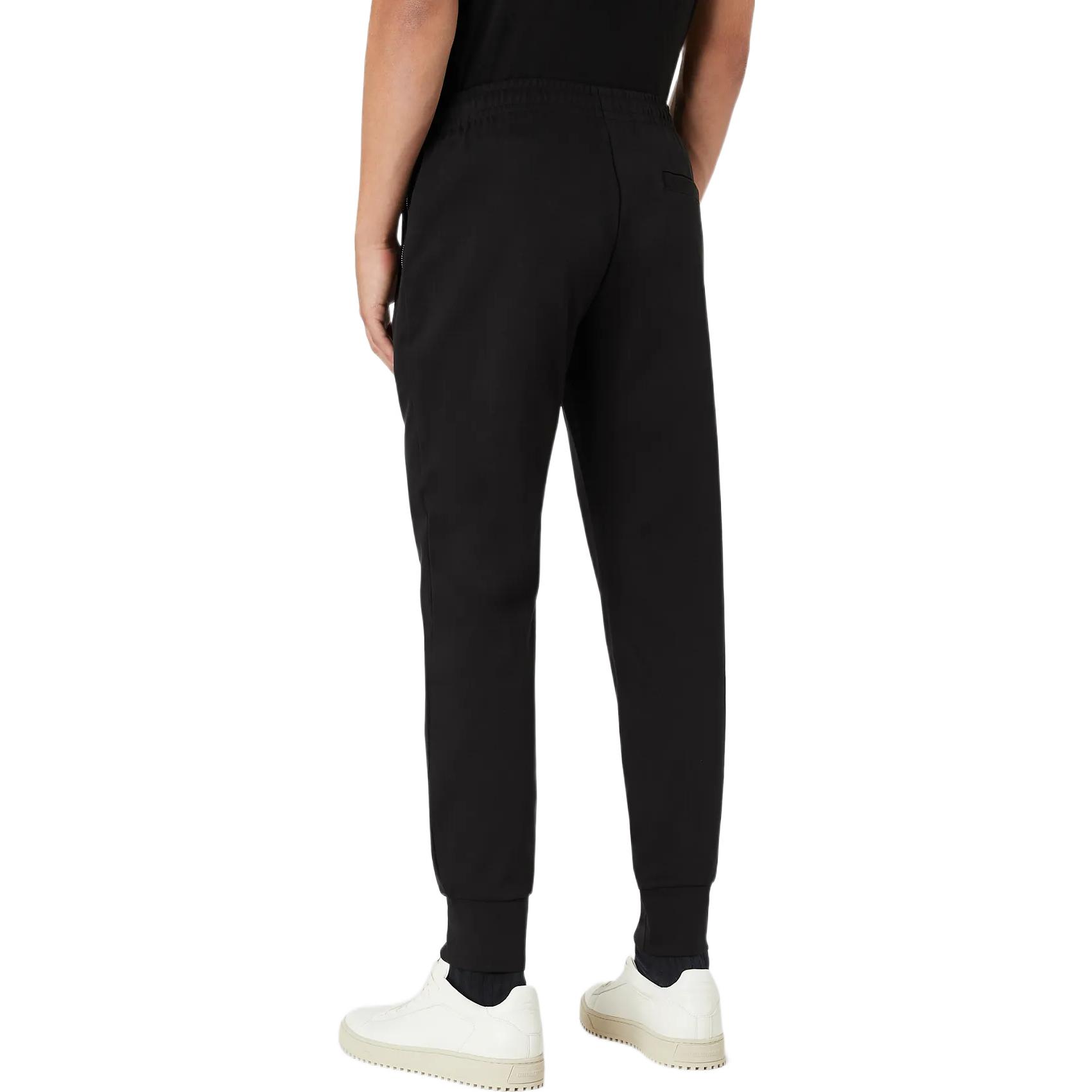 Lookbook Emporio Armani FW22  Black High-Waisted Jogger Knit Pants Essentials. 8N1P721-JBTZ1-0999