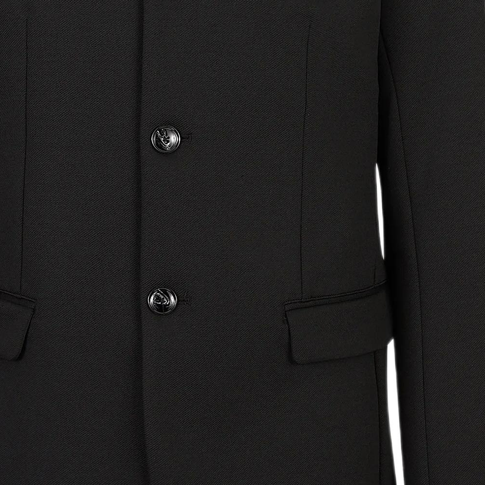 Sizing Emporio Armani FW22 黑色連帽單排扣外套大衣 6L1GN6-1JJYZ-0999