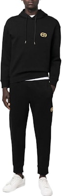 EMPORIO ARMANI FW22 Black Hoodie with Logo. 6L1M84-1JHSZ-0999 Lookbook EMPORIO ARMANI FW22 Black Hoodie with Logo. 6L1M84-1JHSZ-0999