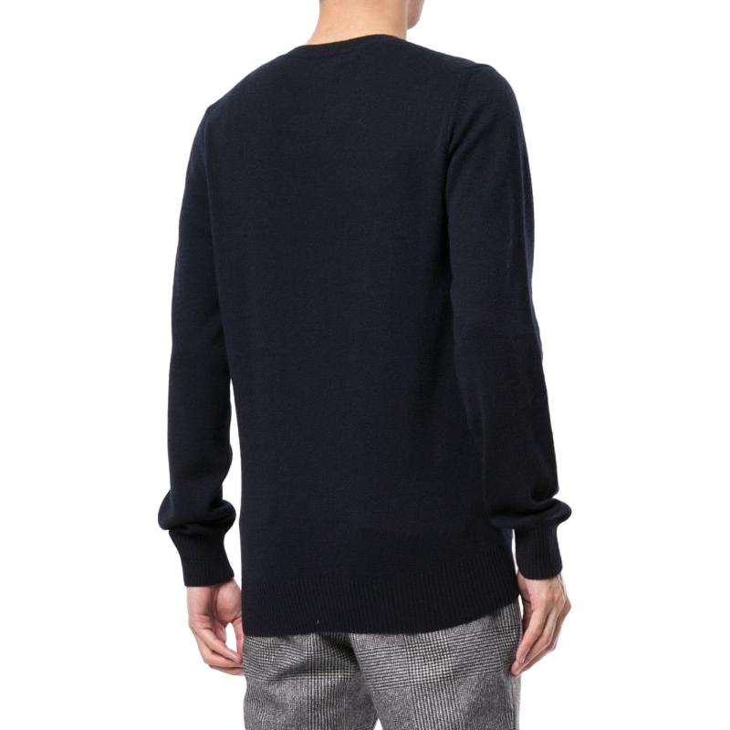 EMPORIO ARMANI FW22  Black Knitted Cashmere Sweater Long Sleeve Pullover 8N1M391M71Z0999 圖 9
