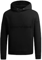 Emporio Armani FW22 Black Letter Print Hoodie Pullover Casual Sweatshirt. 6L1ML9-1JWPZ-0057 Emporio Armani FW22 Black Letter Print Hoodie Pullover Casual Sweatshirt. 6L1ML9-1JWPZ-0057