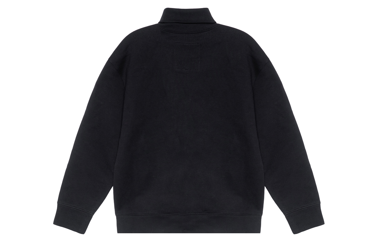 Lookbook EMPORIO ARMANI FW22  Black Letter Print Turtleneck Sustainable Sweatshirt 6L1M8E-1JSFZ-0999