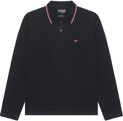 エンポリオアルマーニ FW22 ブラックロゴ刺繍 長袖ポロシャツ. 8N1FB5-1JPTZ-0999 Buy エンポリオアルマーニ FW22 ブラックロゴ刺繍 長袖ポロシャツ. 8N1FB5-1JPTZ-0999
