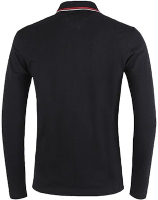 エンポリオアルマーニ FW22 ブラックロゴ刺繍 長袖ポロシャツ. 8N1FB5-1JPTZ-0999 Lookbook エンポリオアルマーニ FW22 ブラックロゴ刺繍 長袖ポロシャツ. 8N1FB5-1JPTZ-0999