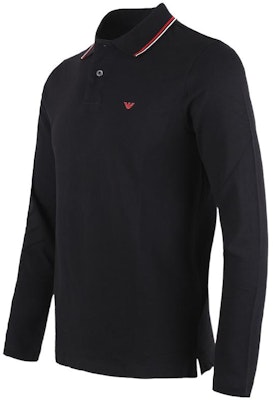 エンポリオアルマーニ FW22 ブラックロゴ刺繍 長袖ポロシャツ. 8N1FB5-1JPTZ-0999 Shop エンポリオアルマーニ FW22 ブラックロゴ刺繍 長袖ポロシャツ. 8N1FB5-1JPTZ-0999