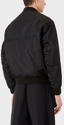 EMPORIO ARMANI FW22 Jaket Hitam Kapas Lengan Panjang Logo Sulam. 6L1BP0-1NMZZ-0999 Purchase EMPORIO ARMANI FW22 Jaket Hitam Kapas Lengan Panjang Logo Sulam. 6L1BP0-1NMZZ-0999