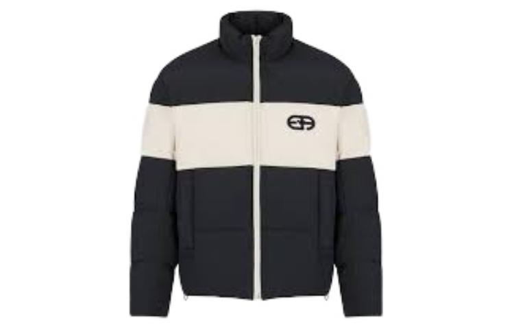 EMPORIO ARMANI FW22  Black Logo Embroidered Relaxed Fit Jacket. 6L1BL71-NKZZ1-0920 圖 2