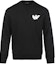 Order Emporio Armani FW22 Black Logo Print Loose Fit Crewneck Sweatshirt 6L1MB5-1JQNZ-0999