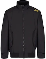 EMPORIO ARMANI FW22 Black Logo Print Zip-Up Jacket. 6LPB07-PN27Z-0208 EMPORIO ARMANI FW22 Black Logo Print Zip-Up Jacket. 6LPB07-PN27Z-0208