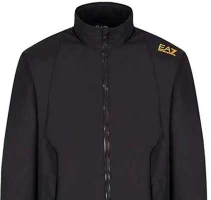 EMPORIO ARMANI FW22 Black Logo Print Zip-Up Jacket. 6LPB07-PN27Z-0208 Sizing EMPORIO ARMANI FW22 Black Logo Print Zip-Up Jacket. 6LPB07-PN27Z-0208