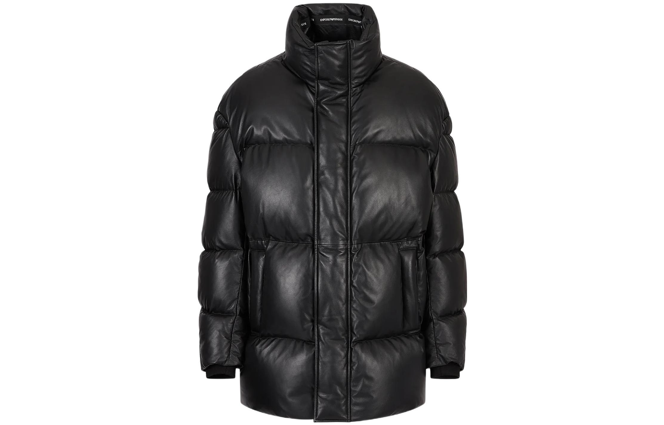 Emporio Armani FW22  Black Mid-Length Down Jacket H31B85-C1P8A-1999