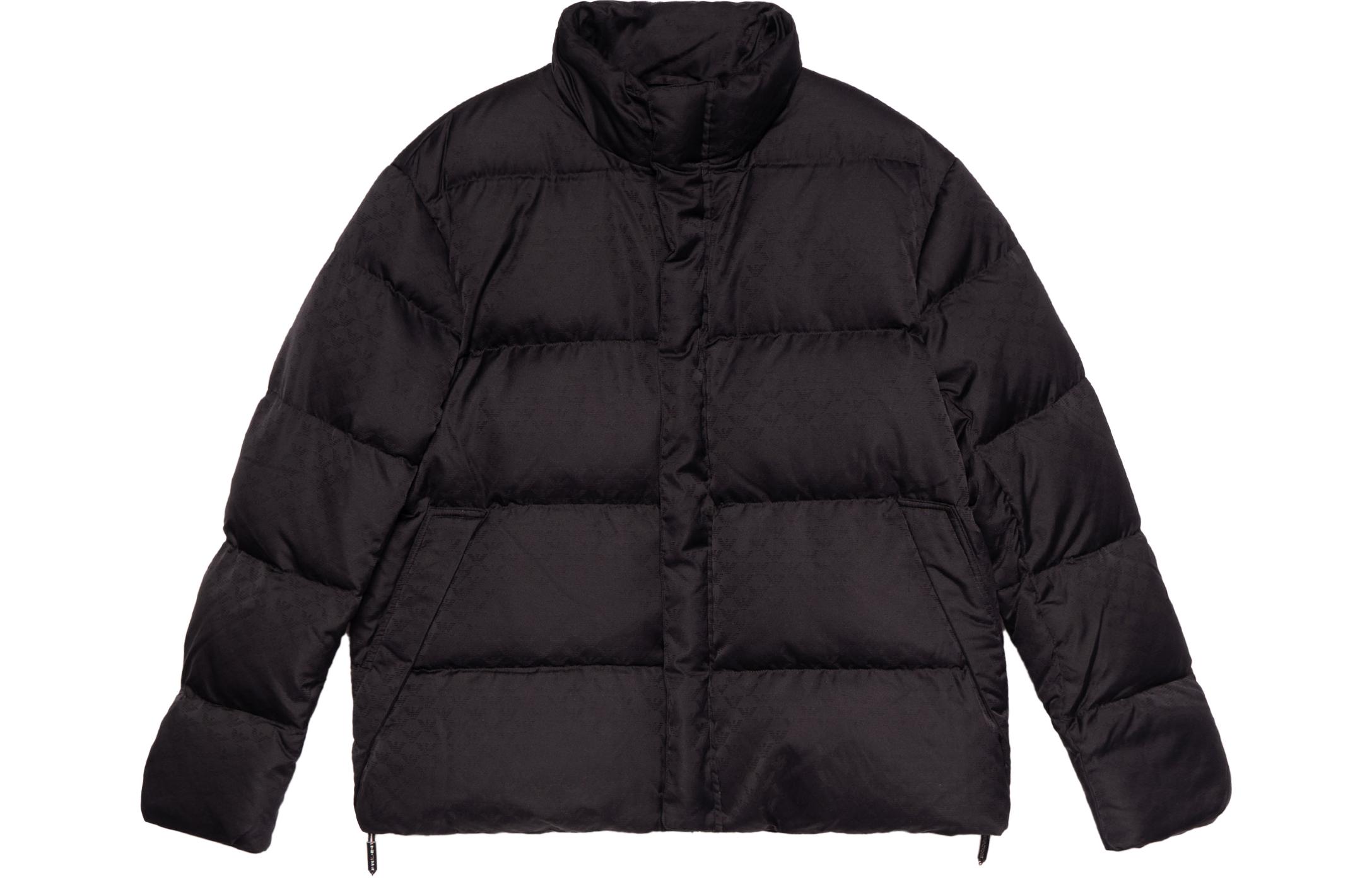 Order エンポリオ アルマーニ FW22 ブラック ダウンジャケット スリムフィット 長袖 8N1BN31-NHQZ1-F046