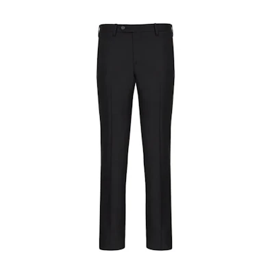 Emporio Armani FW22 Black Slim Straight-Fit Casual Pants. 01P650-01047-1999