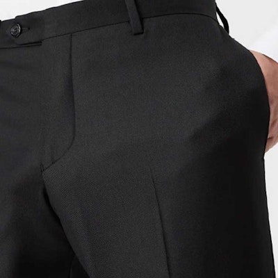 エンポリオアルマーニ FW22 ブラック スリム ストレートフィット カジュアルパンツ 01P650-01047-1999 Details for エンポリオアルマーニ FW22 ブラック スリム ストレートフィット カジュアルパンツ 01P650-01047-1999