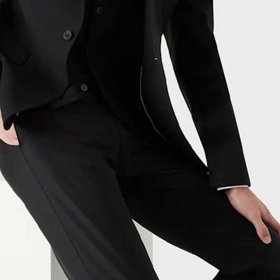 エンポリオアルマーニ FW22 ブラック スリム ストレートフィット カジュアルパンツ 01P650-01047-1999 Sizing エンポリオアルマーニ FW22 ブラック スリム ストレートフィット カジュアルパンツ 01P650-01047-1999