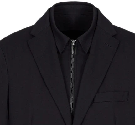 Emporio Armani FW22 黑色純色休閒長袖西裝外套夹克。 6L1GL0-1JGXZ-0920 Details for Emporio Armani FW22 黑色純色休閒長袖西裝外套夹克。 6L1GL0-1JGXZ-0920