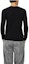 Purchase EMPORIO ARMANI FW22 Black Solid Color Crewneck Knit Sweater 8N1M421M67Z10999