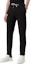 Shop 엠포리오 아르마니 FW22 블랙 솔리드 드로스트링 니트 캐주얼 스웨트팬츠 8N1PD81-JHSZ1-0999