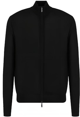 EMPORIO ARMANI FW22 Black Solid Zip-Up Stand Collar Jacket 8N1MUZ1-MJXZ1-0999 Buy EMPORIO ARMANI FW22 Black Solid Zip-Up Stand Collar Jacket 8N1MUZ1-MJXZ1-0999