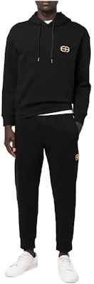 EMPORIO ARMANI FW22 Black Straight-Leg Logo Sweatpants. 6L1P84-1JHSZ-0999 Buy EMPORIO ARMANI FW22 Black Straight-Leg Logo Sweatpants. 6L1P84-1JHSZ-0999