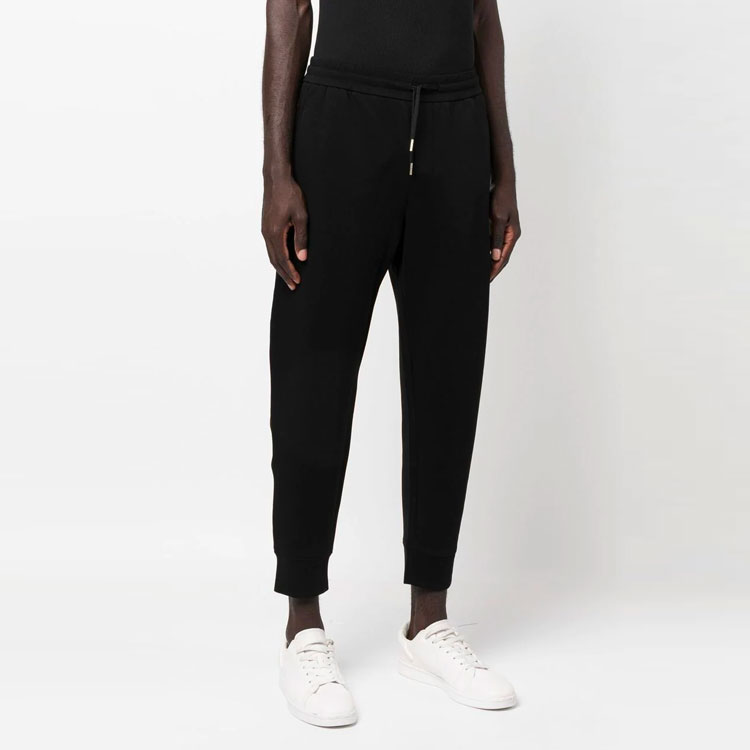 Purchase EMPORIO ARMANI FW22  Black Straight-Leg Logo Sweatpants. 6L1P84-1JHSZ-0999