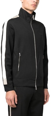 EMPORIO ARMANI FW22 Black Striped Casual Logo Embossed Jacket. 6L1MC2-1JRHZ-0999 Purchase EMPORIO ARMANI FW22 Black Striped Casual Logo Embossed Jacket. 6L1MC2-1JRHZ-0999