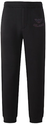 Emporio Armani FW22 Black Sweatpants with Logo Embroidery. 6L1P6T-1JV9Z-0999 Order Emporio Armani FW22 Black Sweatpants with Logo Embroidery. 6L1P6T-1JV9Z-0999
