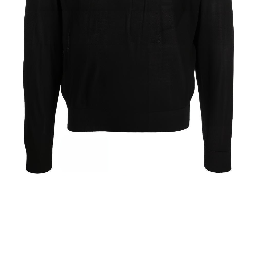 Emporio Armani FW22  Black Wool Knit Sweater Crewneck Long Sleeve 6L1MX7-1MMVZ-0999 圖 7