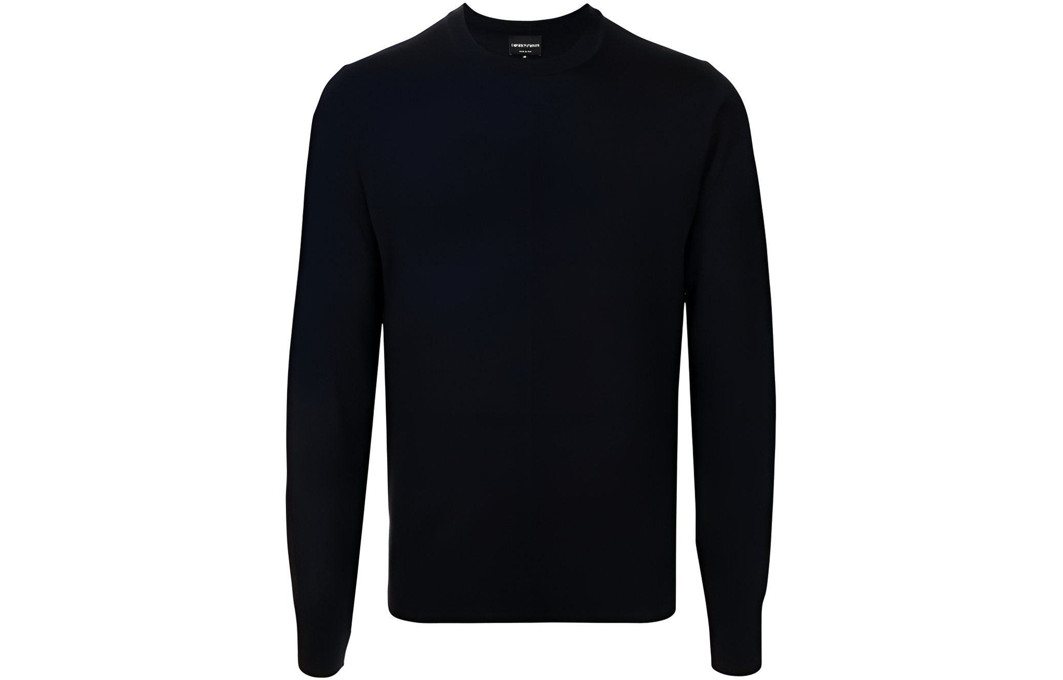 Emporio Armani FW22  Black Wool Pullover Crewneck Sweater. 8N1M42-1M67Z-0922