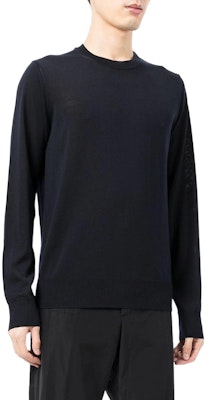 Emporio Armani FW22 Black Wool Pullover Crewneck Sweater. 8N1M42-1M67Z-0922 Purchase Emporio Armani FW22 Black Wool Pullover Crewneck Sweater. 8N1M42-1M67Z-0922