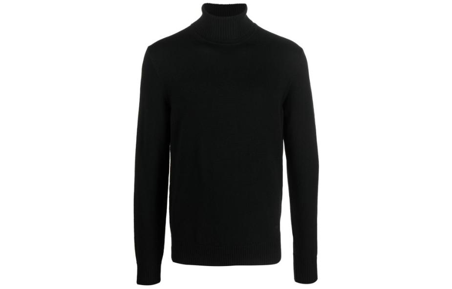 Order EMPORIO ARMANI FW22  Black Wool Turtleneck Knit Sweater. 8N1MVB-1M67Z-0999