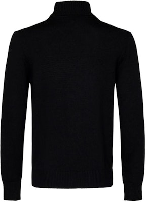 EMPORIO ARMANI FW22 Black Wool Turtleneck Knit Sweater. 8N1MVB-1M67Z-0999 Lookbook EMPORIO ARMANI FW22 Black Wool Turtleneck Knit Sweater. 8N1MVB-1M67Z-0999