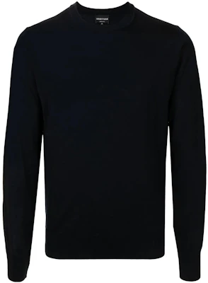 Jersey de Lana Azul Emporio Armani FW22 Cuello Redondo. 8N1M42-1M67Z-0909 Buy Jersey de Lana Azul Emporio Armani FW22 Cuello Redondo. 8N1M42-1M67Z-0909