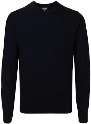 Jersey de Lana Azul Emporio Armani FW22 Cuello Redondo. 8N1M42-1M67Z-0909 Order Jersey de Lana Azul Emporio Armani FW22 Cuello Redondo. 8N1M42-1M67Z-0909