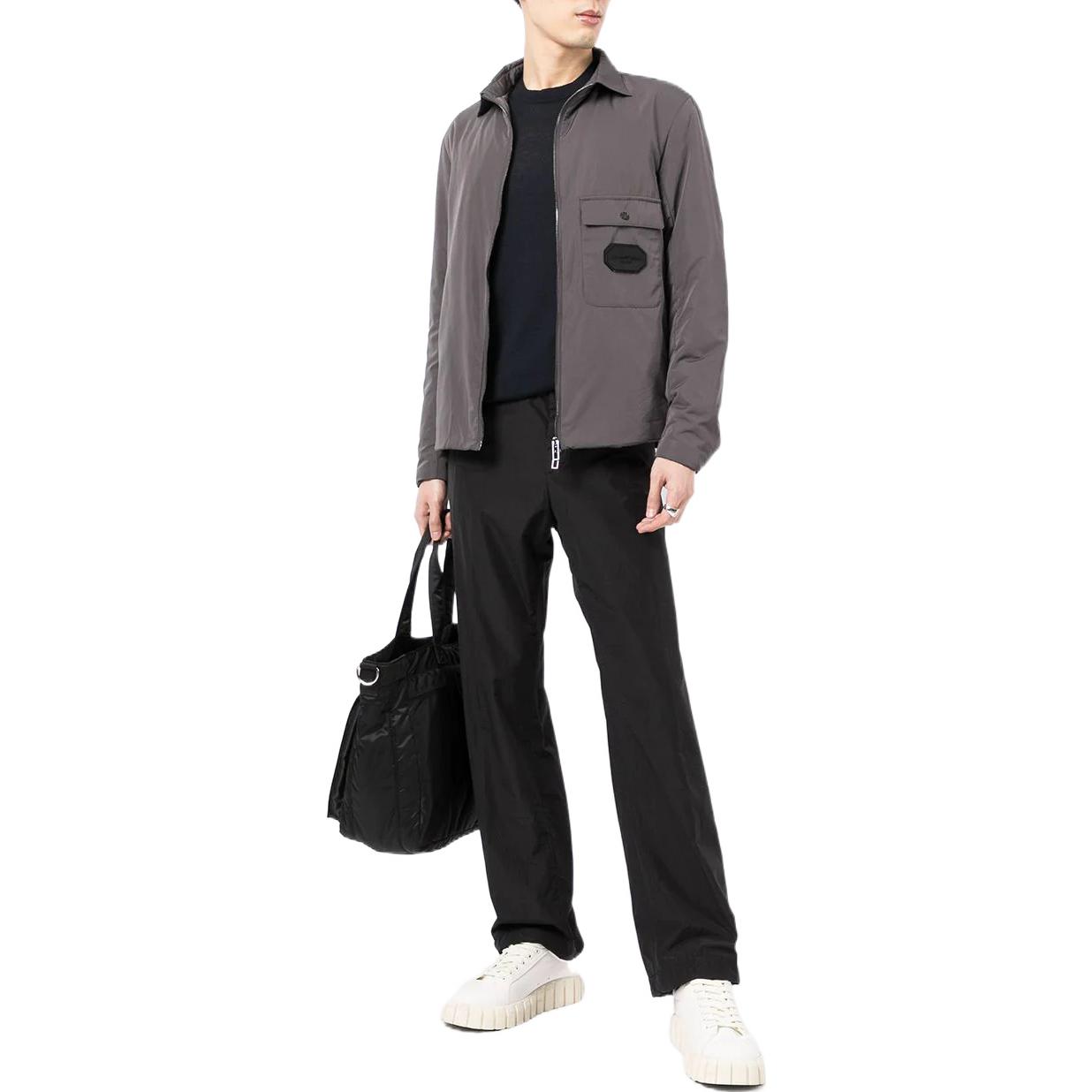 Lookbook Jersey de Lana Azul Emporio Armani FW22 Cuello Redondo. 8N1M42-1M67Z-0909