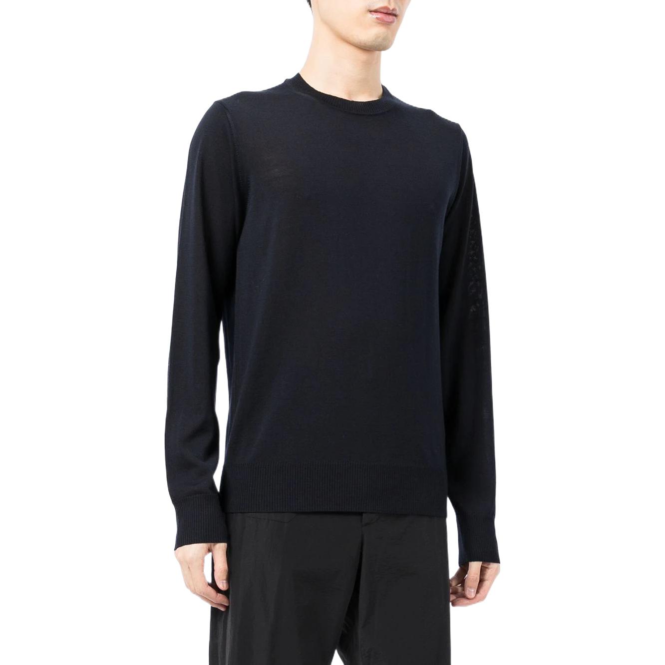 Purchase Jersey de Lana Azul Emporio Armani FW22 Cuello Redondo. 8N1M42-1M67Z-0909